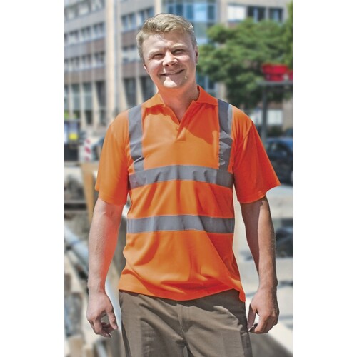 Hi-Viz Polo Shirt Basic EN ISO 20471