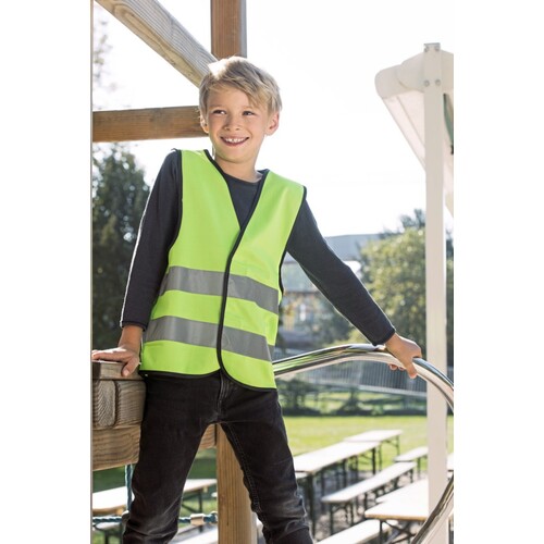 Korntex Kids' Hi-Vis Functional Safety Vest Aarhus (Rose, XXS (3/4 ans))