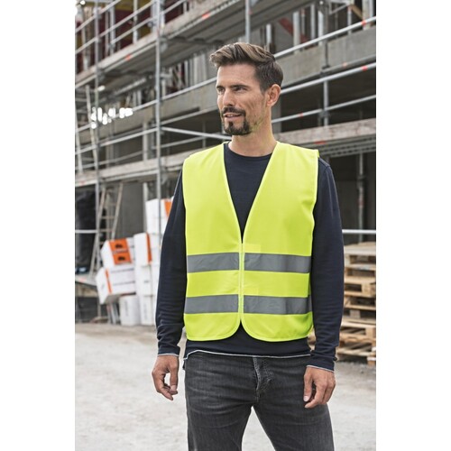 Chaleco de seguridad Korntex Printable Hi-Vis Karlsruhe (Naranja señal, XXL)