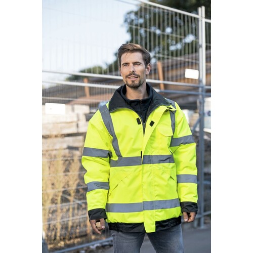 Premium Hi-Viz Rain Jacket