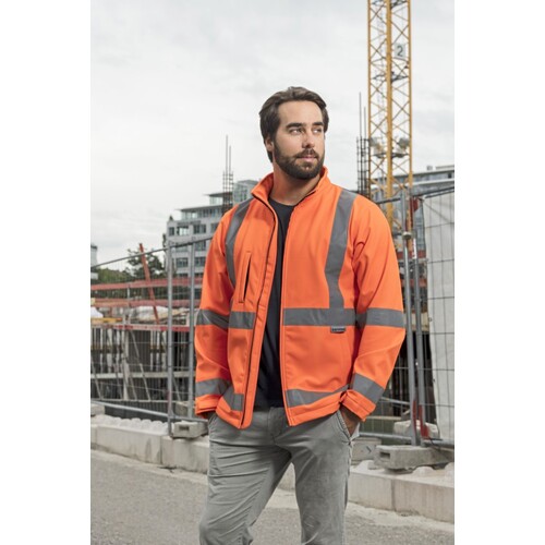 Hi-Viz softshell jacket