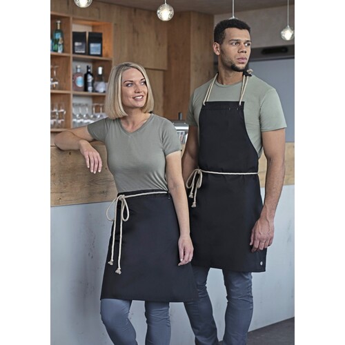 Karlowsky bib apron New-Nature (Cinnamon (ca. Pantone 2321C), 70 x 85 cm)