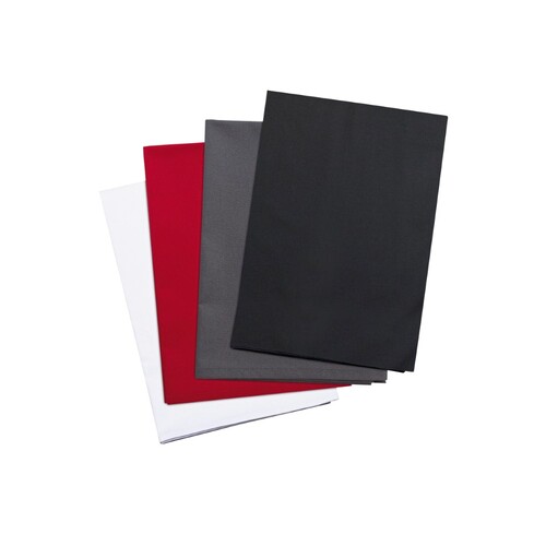 Karlowsky Plain Dish and Cleaning Cloth (10er Pack) (Black (ca. Pantone 419C), 50 x 70 cm)