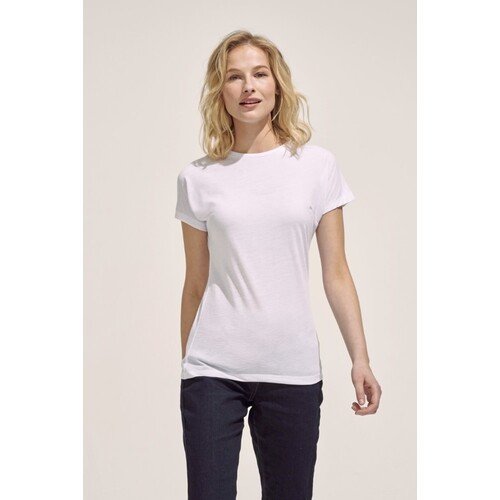 SOL´S Women´s Magma T-Shirt (White, S)