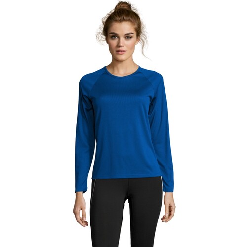 Women`s Long-Sleeve Sports T-Shirt Sporty