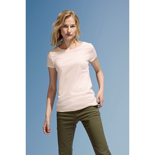 SOL´S Women´s Short Sleeved T-Shirt Milo (Heather Denim, S)