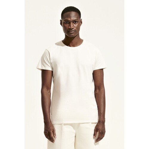 SOL'S Men's Pioneer T-Shirt (Off White, M)