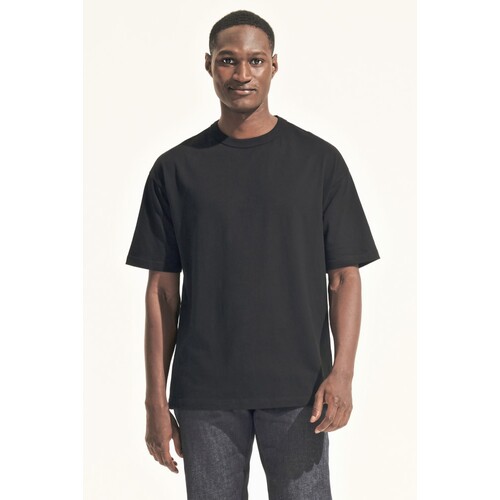 SOL'S Men's Boxy Oversized T-Shirt (Deep Black, XL)