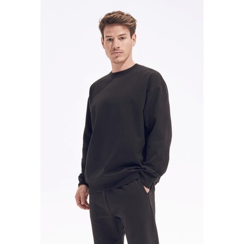 SOL'S Unisex Columbia Crew Neck Sweatshirt (Black, 5XL)