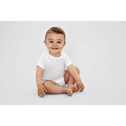 SOL´S Organic Bambino Bodysuit (White, 3-6 Monate)