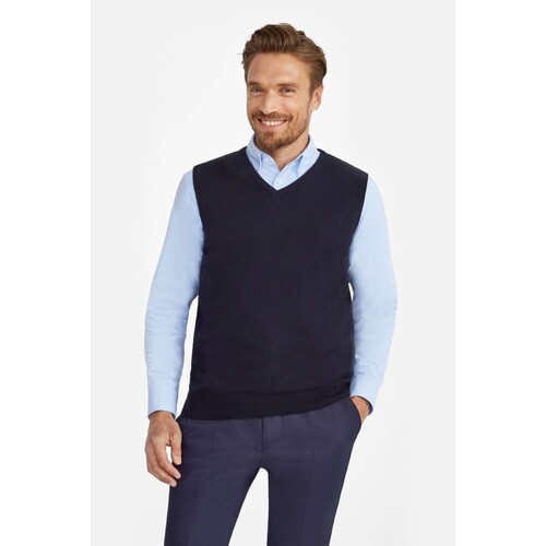 Unisex sleeveless sweater gentlemen