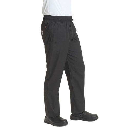 Le Chef Professional Trousers (Black Check, 5XL)