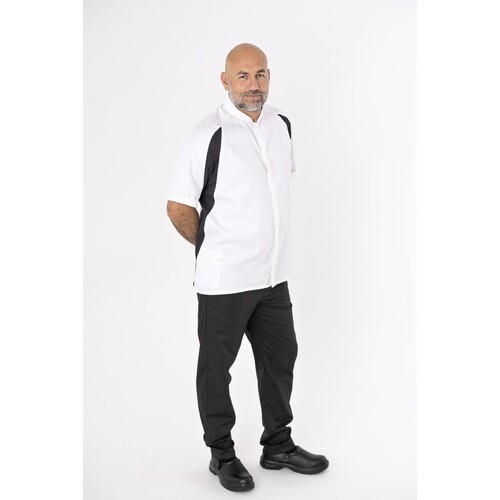 Le Chef Single Breasted Jacket (White, White, XS)