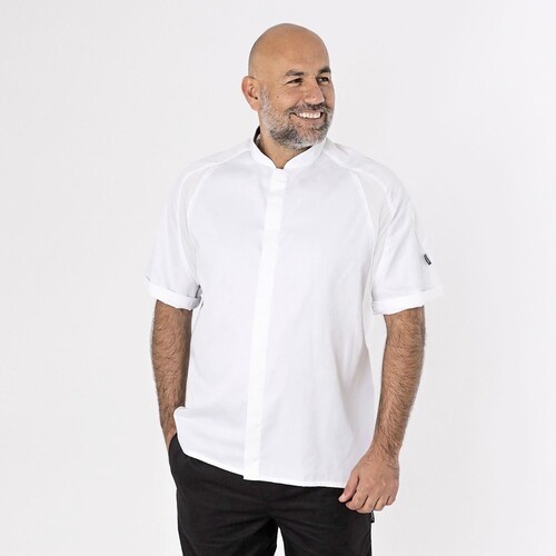 Le Chef Single Breasted Jacket (White, White, XS)