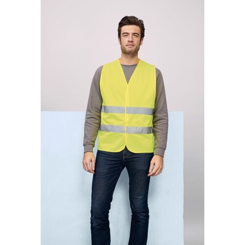 SOL´S Unisex Secure Pro Safety Vest (Neon Orange, S/M (1))