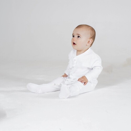 Larkwood Baby Sleepsuit (White, 12/18 Monate)