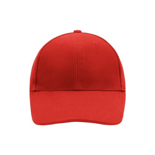 6-Panel cap closely fitted to the forehead