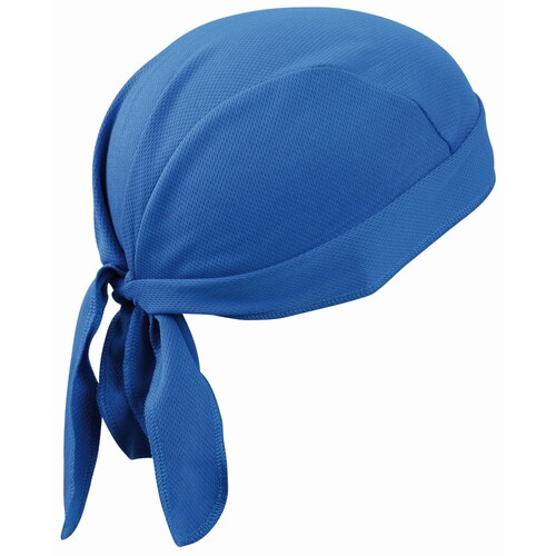 Myrtle beach Functional Bandana Hat (Bright Blue, One Size)