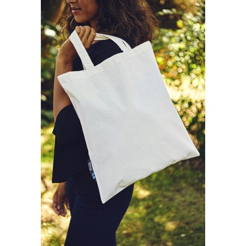 Neutral Shopping Bag Short Handles (White, 38 x 42 cm)