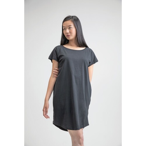 Mantis Women´s Loose Fit T Dress (Black, S)