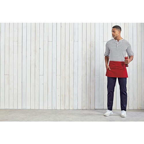 Premier Workwear Colours Collection 3-Pocket Apron (Blue Denim (ca. Pantone 2166C), 60 x 33 cm)