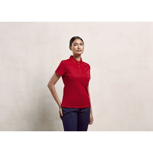Premier Workwear Women´s Coolchecker® Piqué Polo (Kelly Green (ca. Pantone 355C), XS)