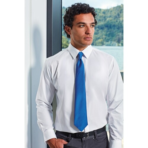 Premier Workwear Colours Collection Satin Tie (White, 144 x 8,5 cm)