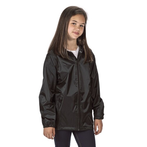 Regatta Junior Kids´ Pro Stormbreak Waterproof Jacket (Black, 128 (7-8 Jahre))