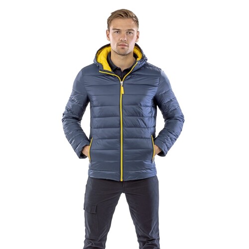 Mens Snow Bird Hooded Jacket