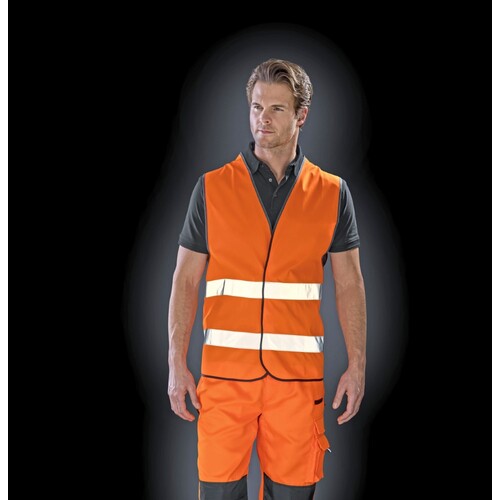 Result Safe-Guard High Vis Safety Vest (Fluorescent Yellow, XXL/3XL)