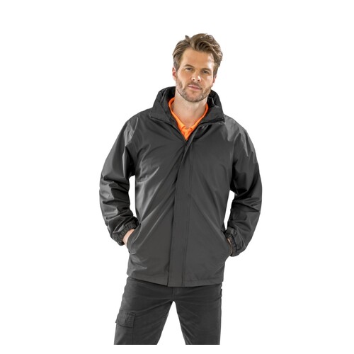 Result Core 3-in-1 Jacket With Quilted Bodywarmer (Black, XS)