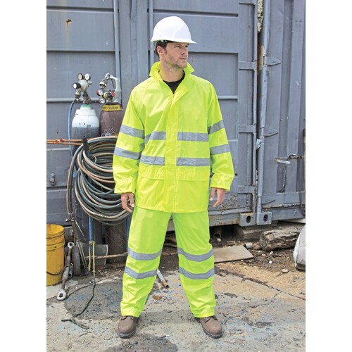 High Vis Waterproof Suit