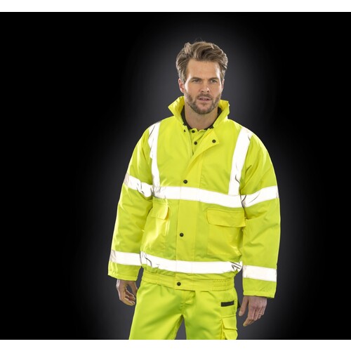 Result Safe-Guard Blouson invernale ad alta visibilità (Fluorescent Yellow, 4XL)