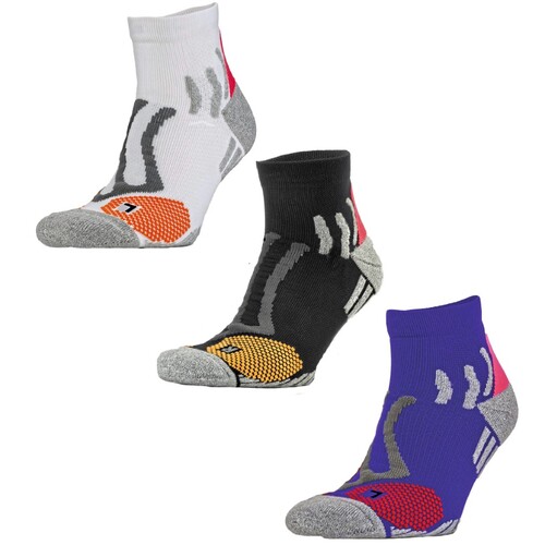 SPIRO Technical Compression Coolmax Sports Socks (Black, S/M)