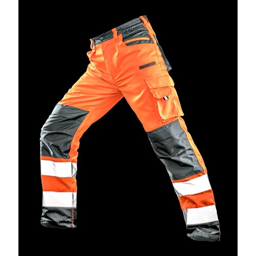Result Safe-Guard Safety Cargo Trouser (Fluorescent Orange, XS)