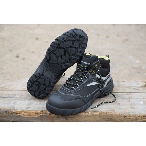 Result WORK-GUARD Blackwatch Safety Boot (Black, Silver, 40 (6))