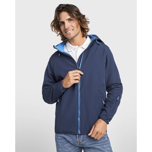 Roly Siberia Softshell Jacket (Navy Blue 55, Royal Blue 05, XS)