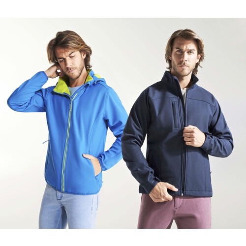 Roly Siberia Softshell Jacket (Navy Blue 55, Royal Blue 05, XS)