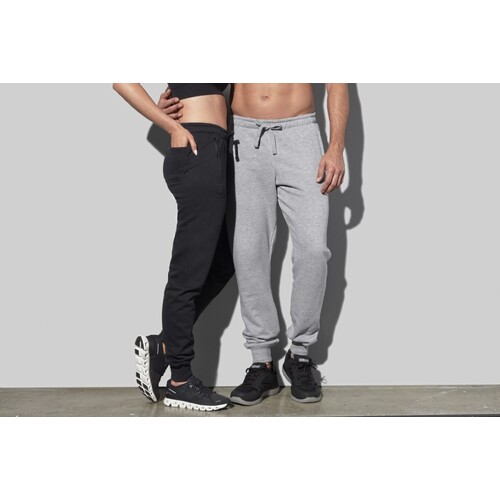 Stedman® Recycled Unisex Sweatpants (Grey Heather, XXL)