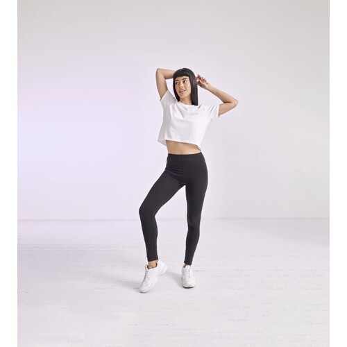 SF Women Women´s Cropped Boxy T (Black, XXS)