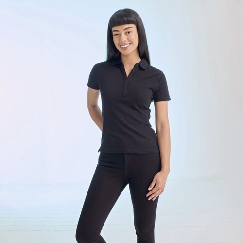 Women`s Short Sleeved Stretch Polo