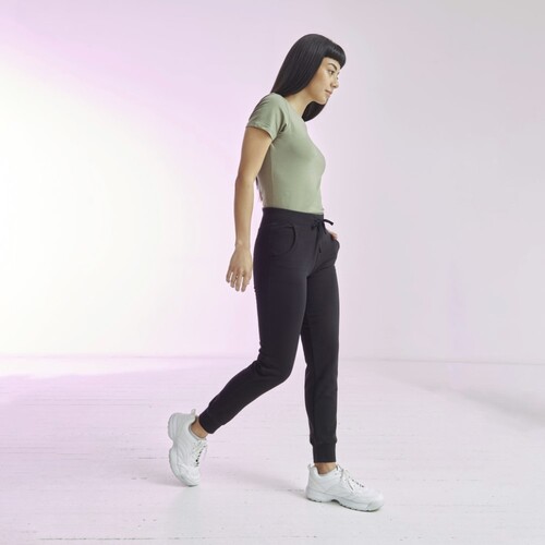 Pantalon de jogging slim à revers pour femmes