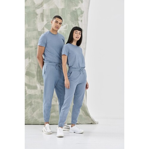 Pantalones de chándal con puños SF Men Unisex Sustainable Fashion (Khaki, S)