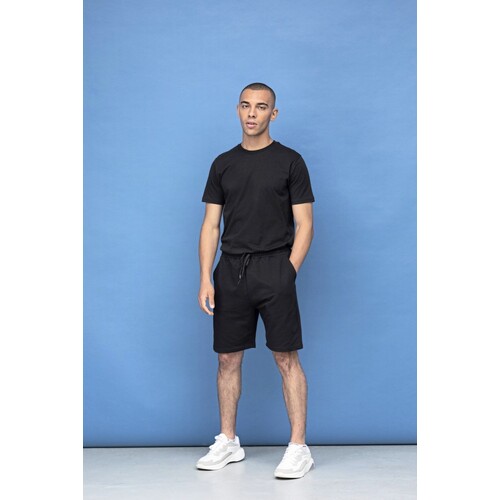 SF Men Unisex Sustainable Fashion Sweat Shorts (Black, XXS)