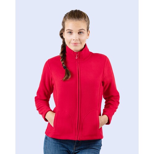 Ladies` full zip fleece jacket