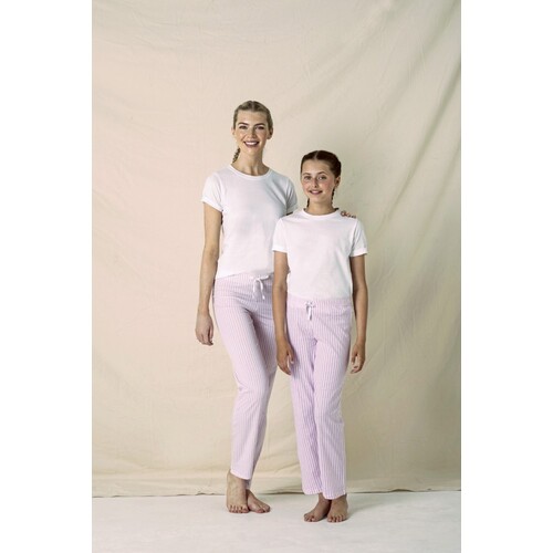 Towel City Childrens´ Long Pyjamas (White, Heather Grey, 3/4 Jahre)