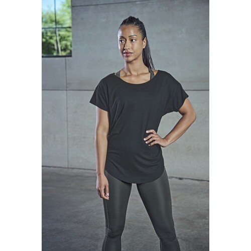 Tombo Scoop Neck T (Black, XS)