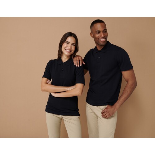 Henbury Men´s Stretch Piqué Polo Shirt (Navy, XS)