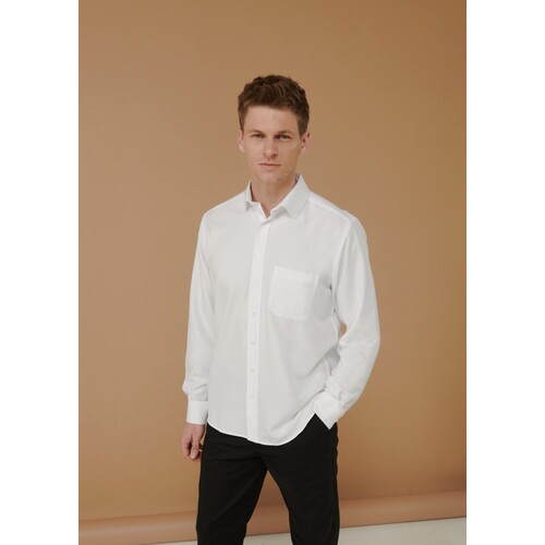Henbury Men´s Wicking Long Sleeve Shirt (Black, S)