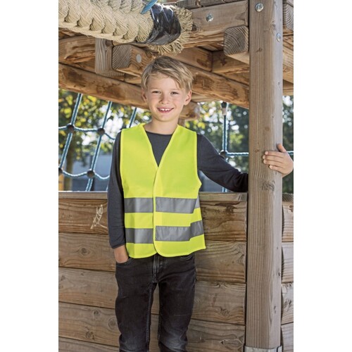 Printwear Kids´ Safety Vest (Signal Yellow, S (152-160 cm))